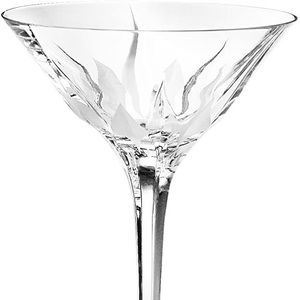 2 new in box Mikasa Flame D’Amore martini glasses